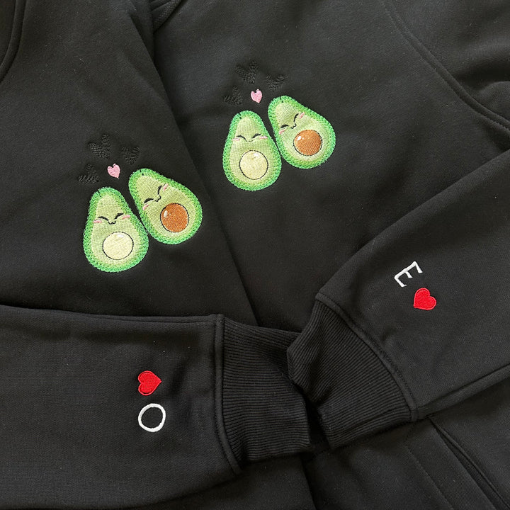 Avocado Love | Couples | Sweat à Capuche Brodé