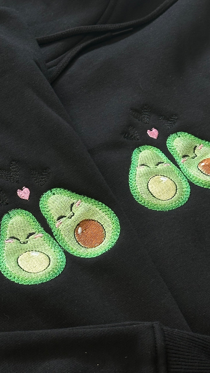 Avocado Love | Couples | Sweat à Capuche Brodé