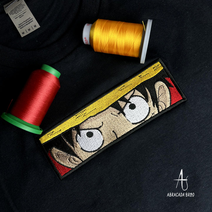 Luffy Eyes | One Piece | Embroidered Hoodie