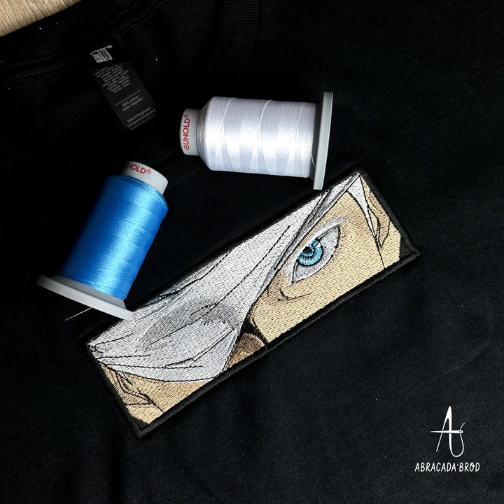 Satoru Gojo Eyes | Jujutsu Kaisen | Sweat à Capuche Brodé