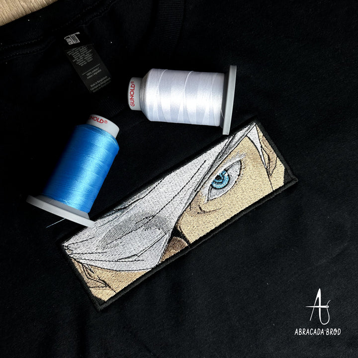 Satoru Gojo Eyes | Jujutsu Kaisen | Oversized Embroidered T-Shirt