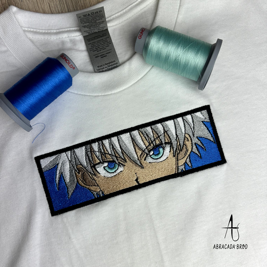 Killua Eyes | Hunter x Hunter | Embroidered Sweatshirt