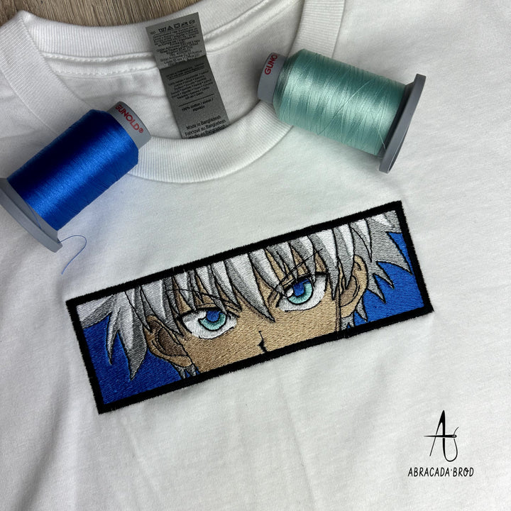 Killua Eyes | Hunter x Hunter | Oversized Embroidered T-Shirt