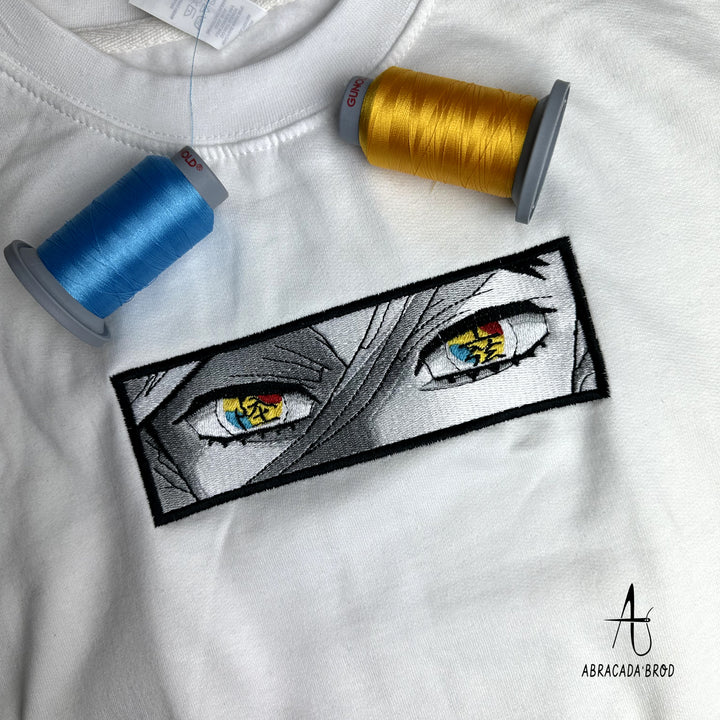 Doma Eyes | Demon Slayers | Sweatshirt Brodé