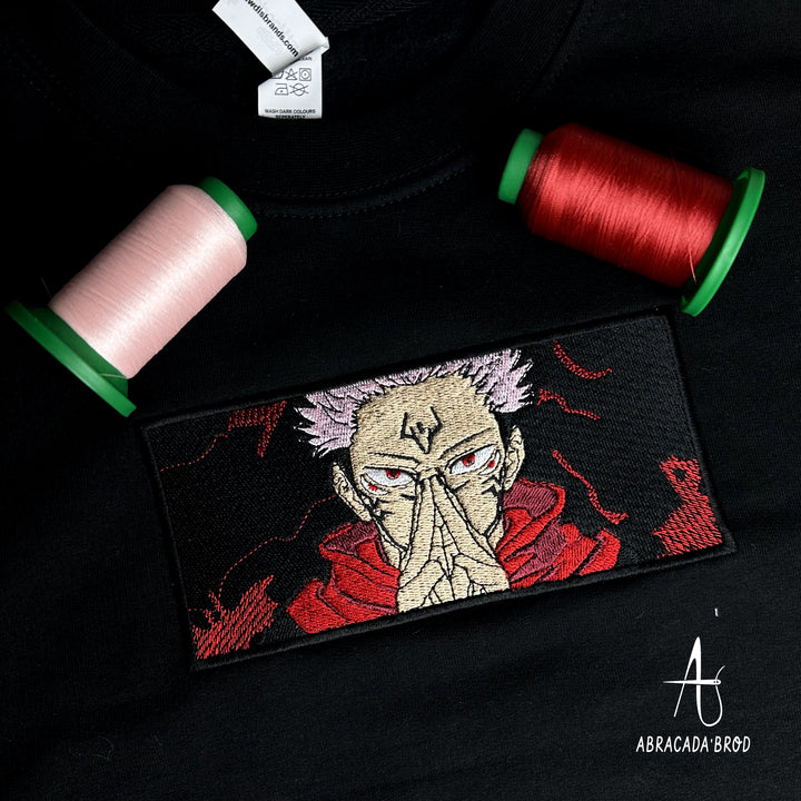 Sukuna Eyes v2 | Jujutsu Kaisen | Oversized Embroidered T-Shirt