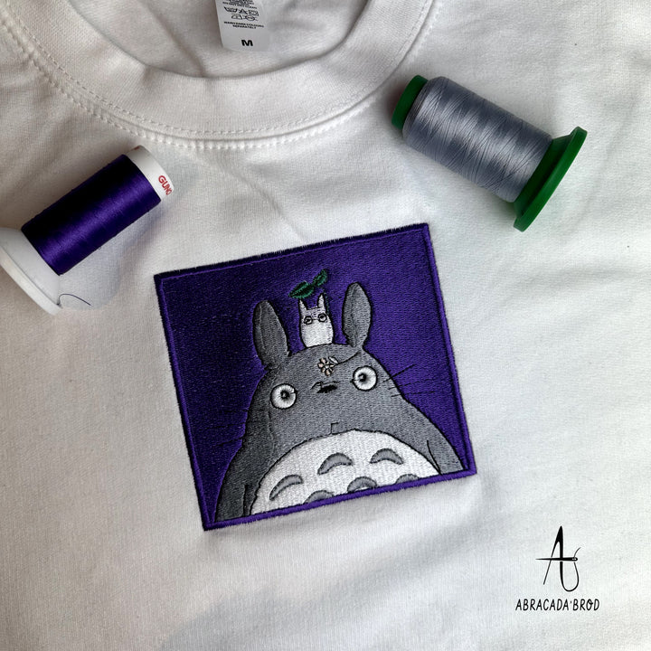 Totoro Box | Studio Ghibli | Embroidered Hoodie