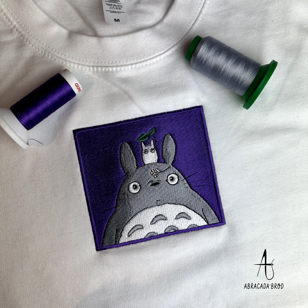 Totoro Box | Studio Ghibli | Embroidered T-Shirt