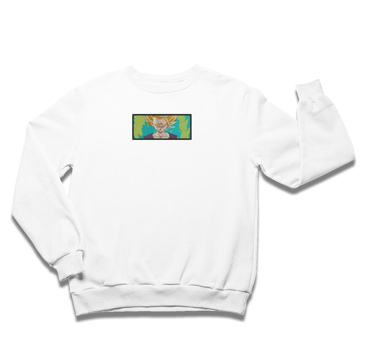 Son Gohan Rectangle | Dragon Ball Z | Embroidered Sweatshirt