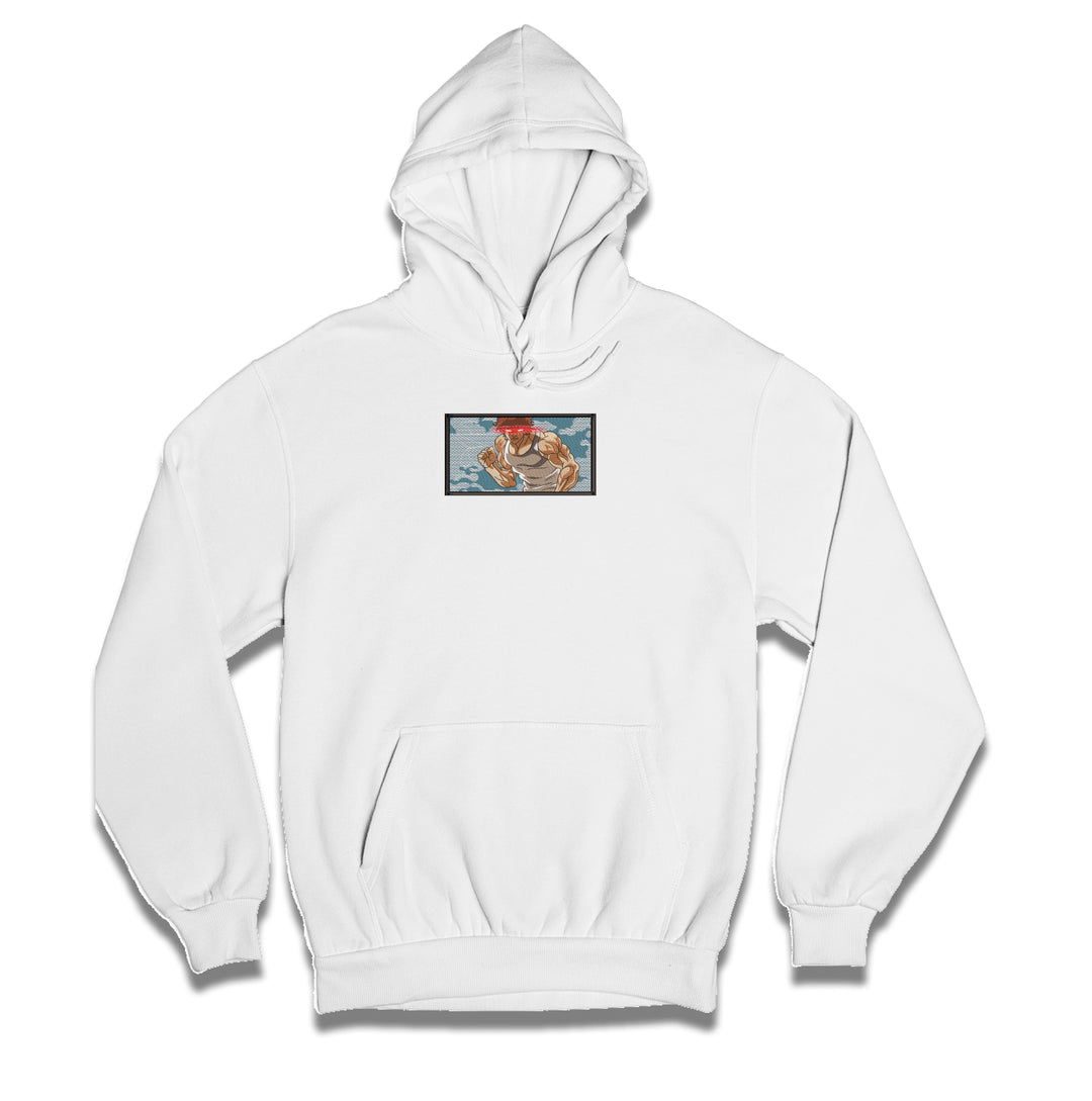 Baki Rectangle | Baki | Embroidered Hoodie