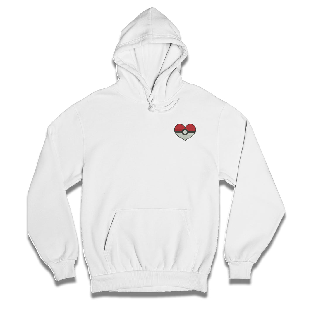 Poke Heart | Pokemon | Sweat à Capuche Brodé