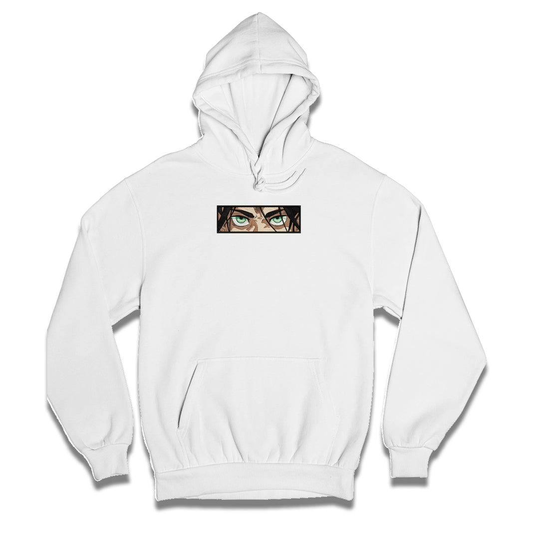 Eren Jäger Eyes | Attack On Titan | Embroidered Hoodie