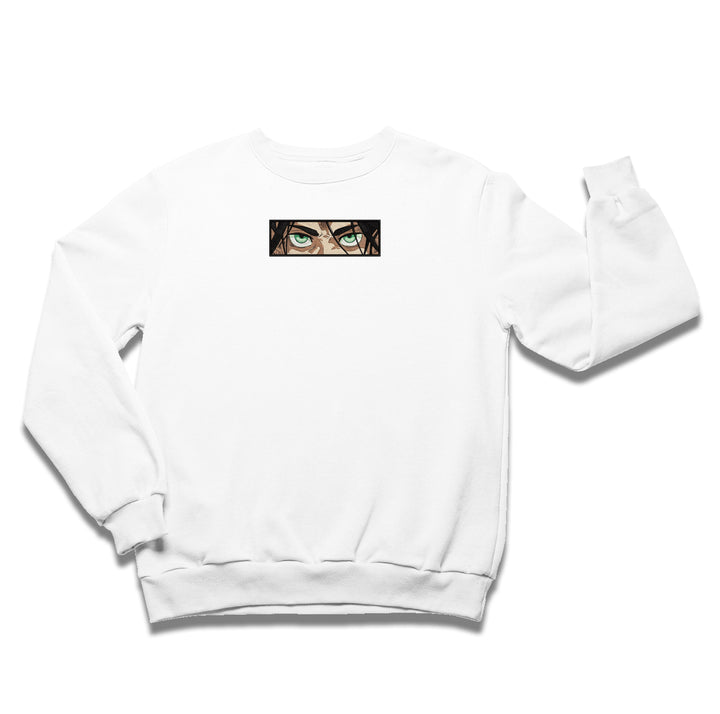 Eren Jäger Eyes | Attack On Titan | Embroidered Sweatshirt