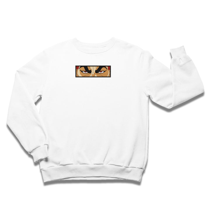 Yujiro Eyes | Baki | Embroidered Sweatshirt