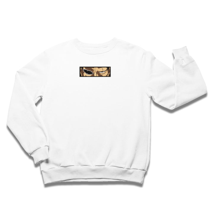 Kenpachi Eyes | Bleach | Embroidered Sweatshirt