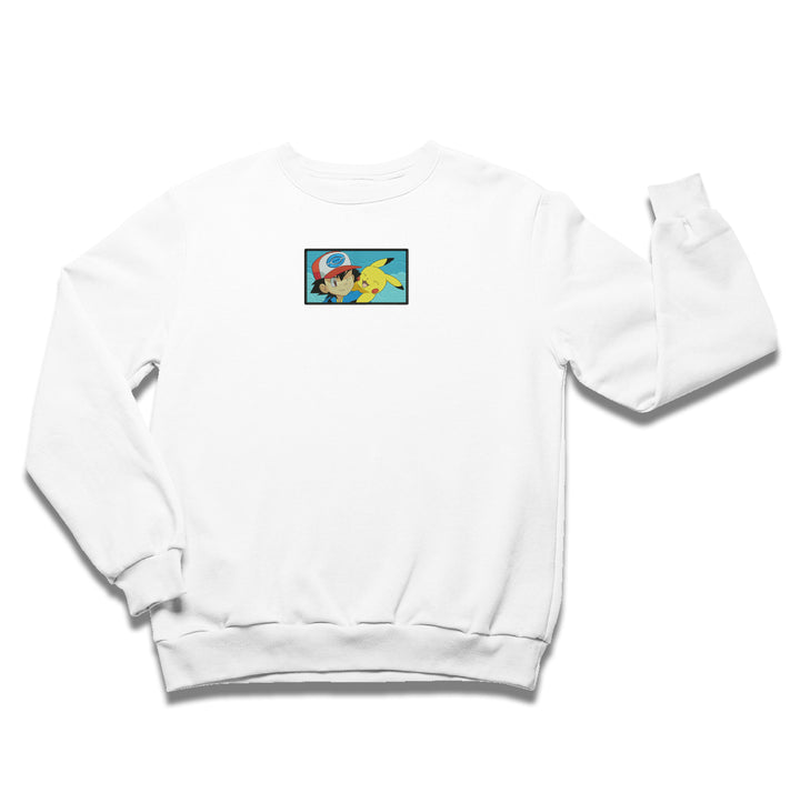 Sacha x Pikachu | Pokémon | Sweatshirt Brodé