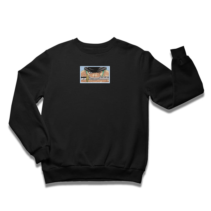 Zoro Rectangle | One Piece | Embroidered Sweatshirt