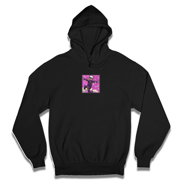 Gojo Happy | Jujutsu Kaisen | Sweat à Capuche Brodé