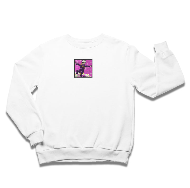 Gojo Happy | Jujutsu Kaisen | Sweatshirt Brodé