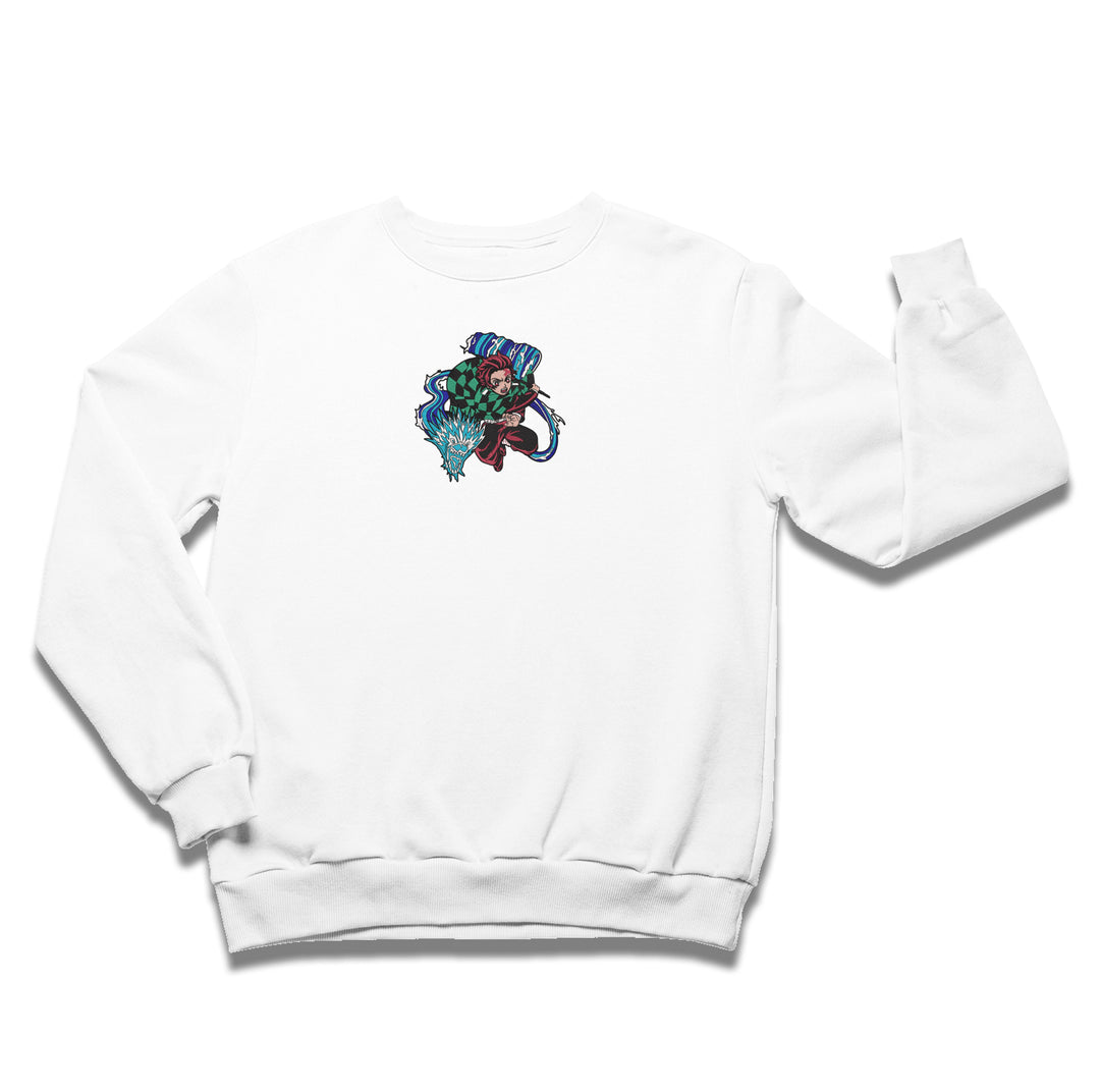 Tanjiro Souffle De L'eau | Demon Slayers | Sweatshirt Brodé