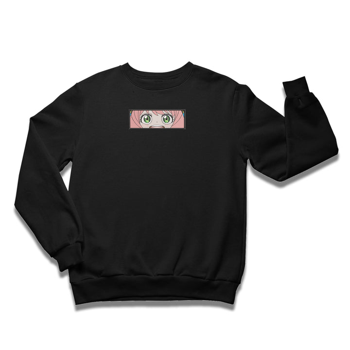 Anya Forger Eyes | Spy x Family | Embroidered Sweatshirt