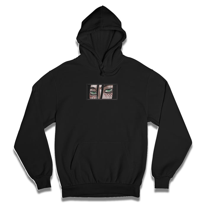 Eren Rectangle | Attack On Titan | Embroidered Hoodie