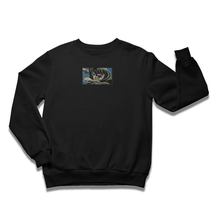 Levi Rectangle | Attack On Titan | Embroidered Sweatshirt