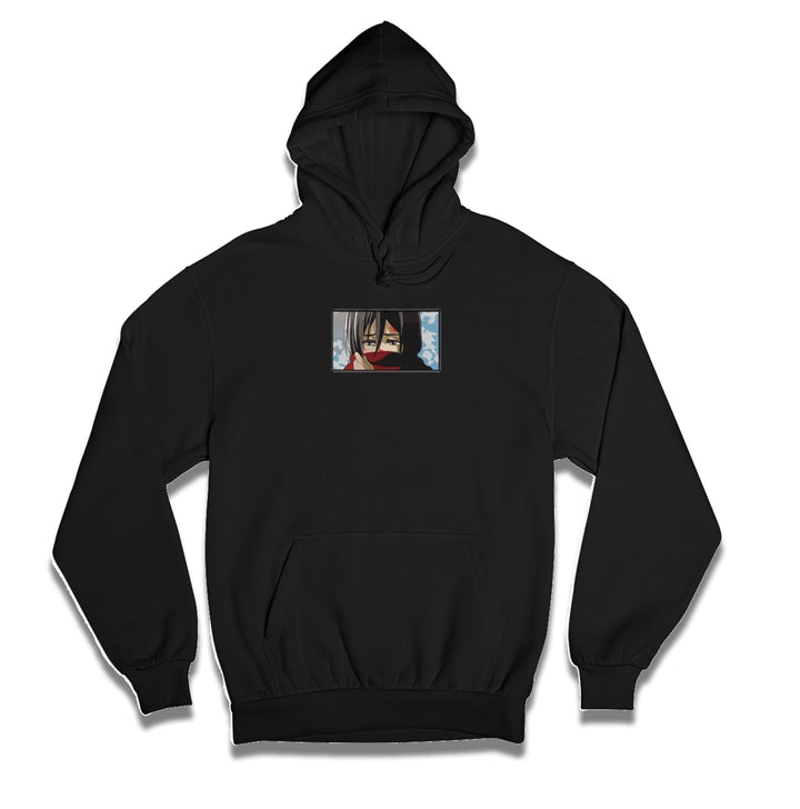 Mikasa Rectangle | Attack On Titan | Embroidered Hoodie