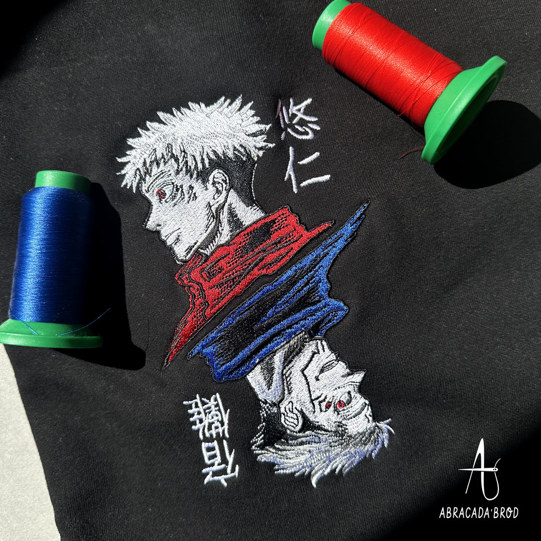 Itadori x Sukuna | Jujutsu Kaisen | Embroidered Hoodie