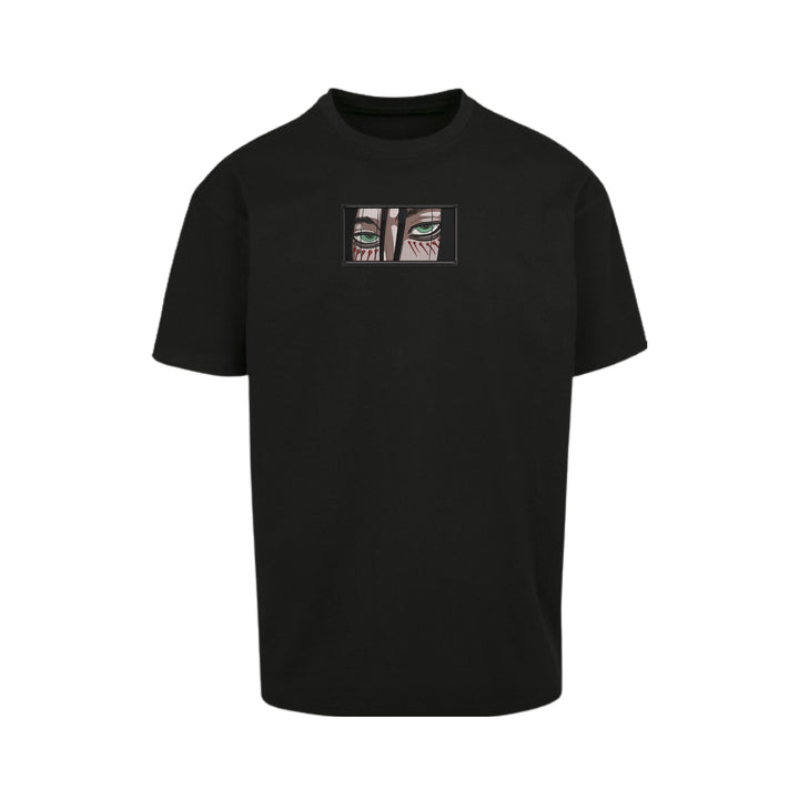 Eren Rectangle | Attack On Titan | Embroidered Oversized T-Shirt