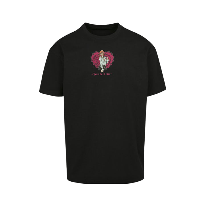 Makima Heart | Chainsaw Man | Oversized Embroidered T-Shirt