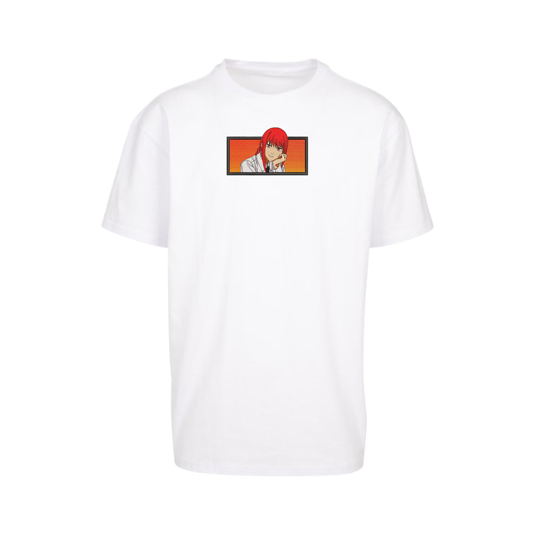 Makima Rectangle | Chainsaw Man | Oversized Embroidered T-Shirt