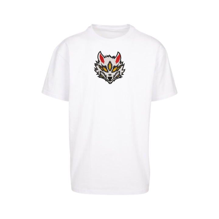 Fox Devil Chest | Chainsaw Man | Oversized Embroidered T-Shirt