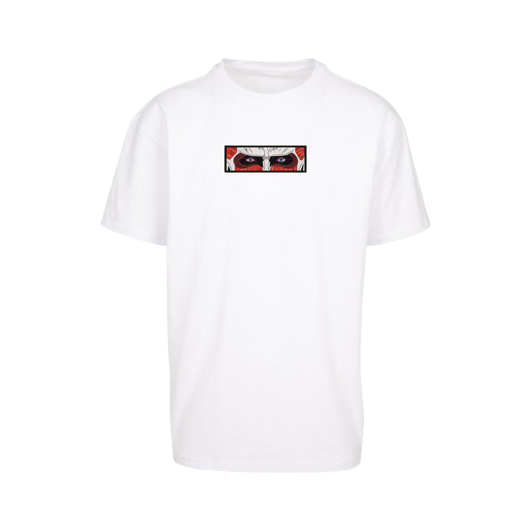 Titan Colossal Eyes | Attack On Titan | Embroidered Oversized T-Shirt