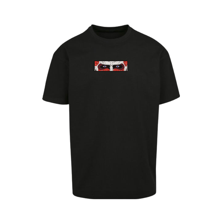 Titan Colossal Eyes | Attack On Titan | Embroidered Oversized T-Shirt