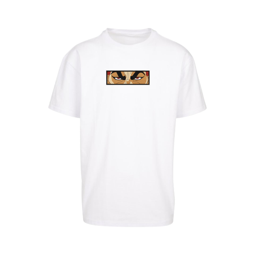 Yujiro Eyes | Baki | Oversized Embroidered T-Shirt