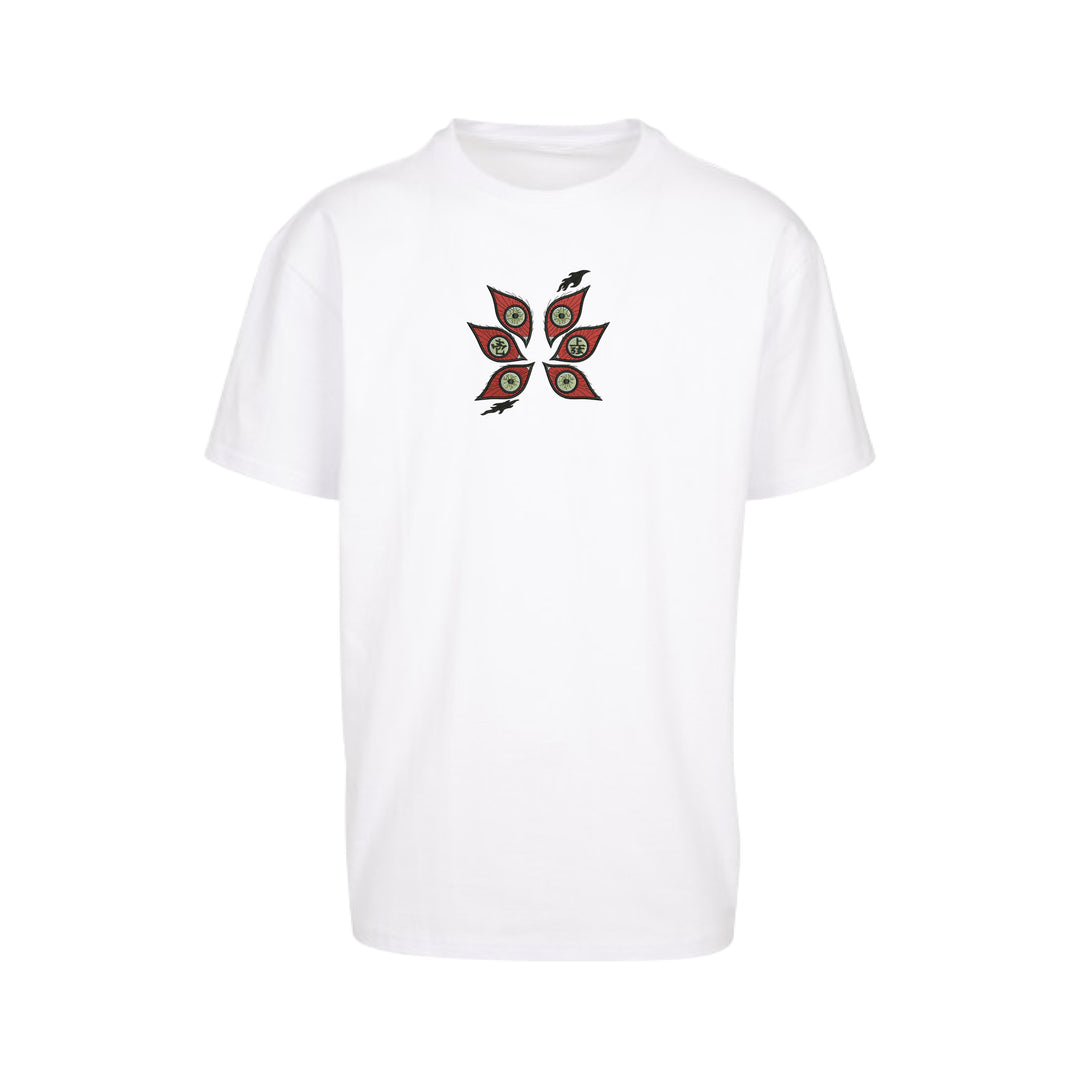 Kokushibu Eyes | Demon Slayers | Oversized Embroidered T-Shirt