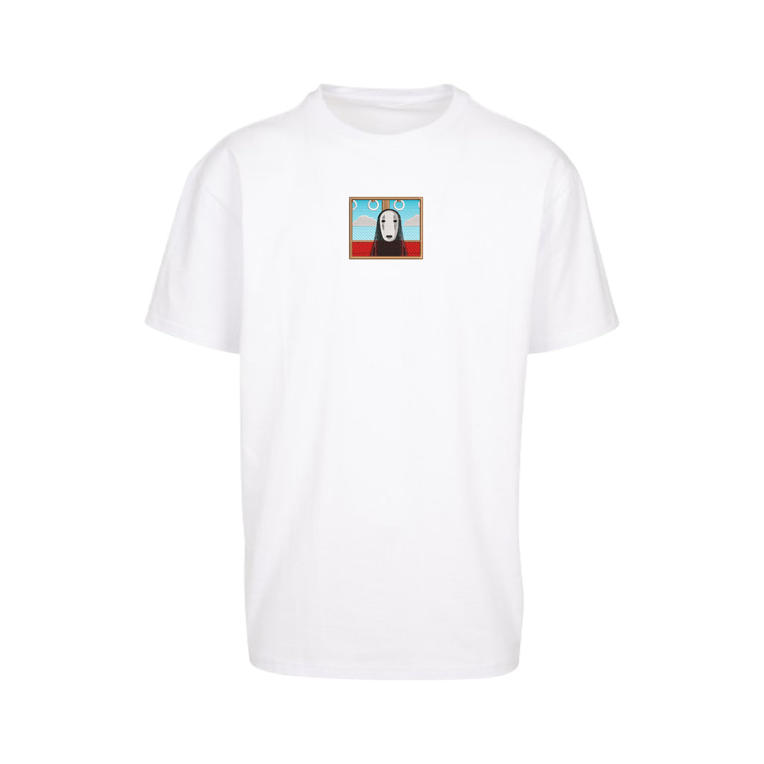 Kaonashi Box | Studio Ghibli | T-Shirt Oversize Brodé