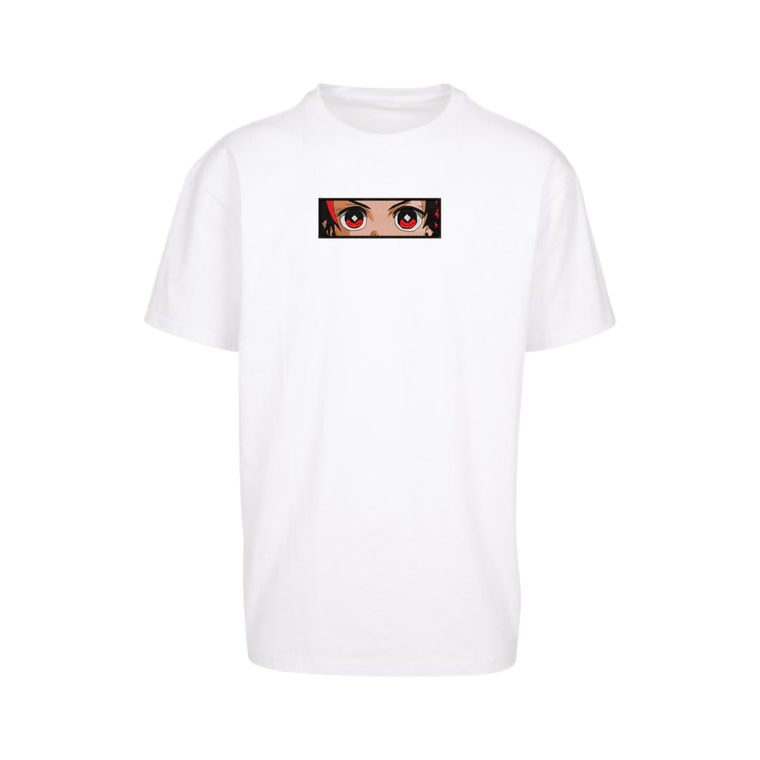 Tanjiro Eyes | Demon Slayers | T-Shirt Oversize Brodé