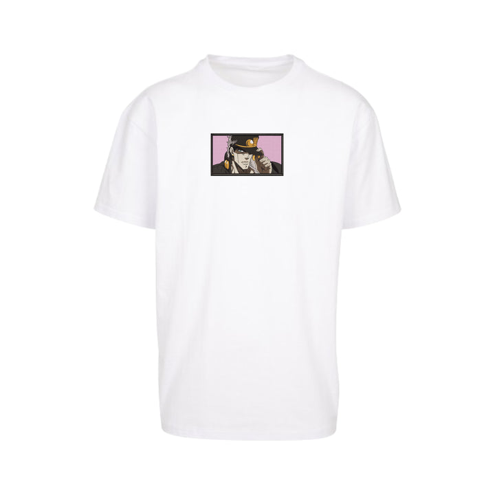 Jotaro Kujo Rectangle | Jojo's Bizarre Adventure | Oversized Embroidered T-Shirt