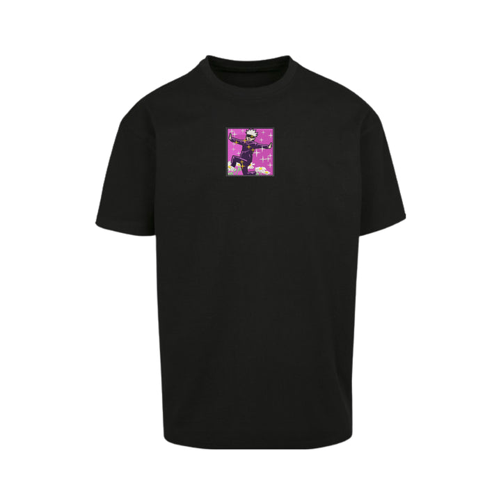 Gojo Happy | Jujutsu Kaisen| T-Shirt Oversize Brodé