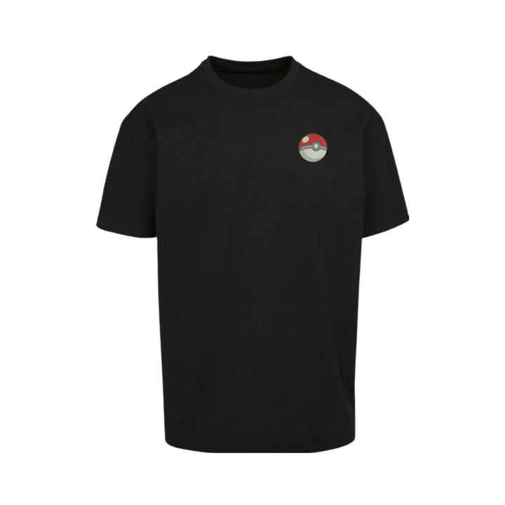 Pokeball Heart | Pokemon | Oversized Embroidered T-Shirt