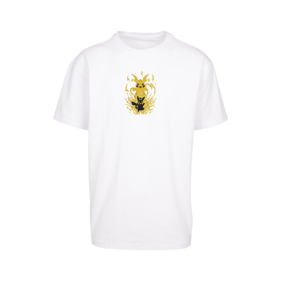 Pikachu Flash | Pokemon | Oversized Embroidered T-Shirt