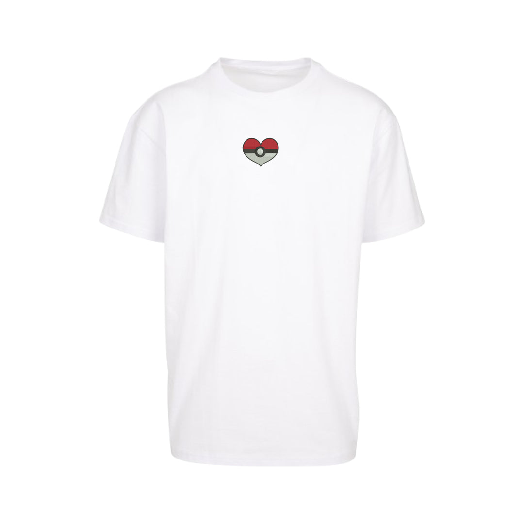 PokeHeart Chest | Pokémon | T-Shirt Oversize Brodé