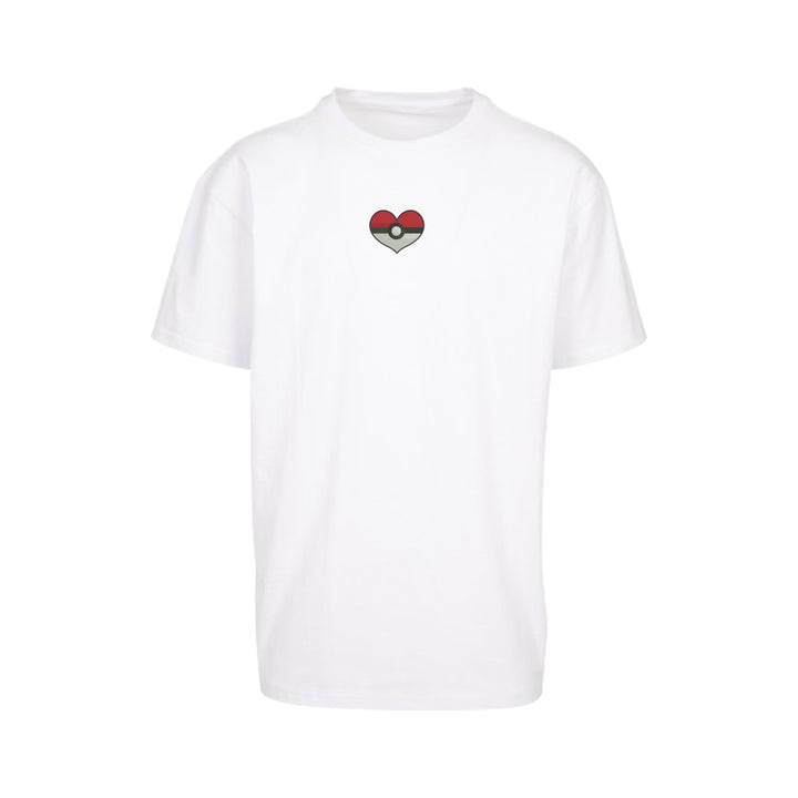 PokeHeart Chest | Pokémon | T-Shirt Oversize Brodé