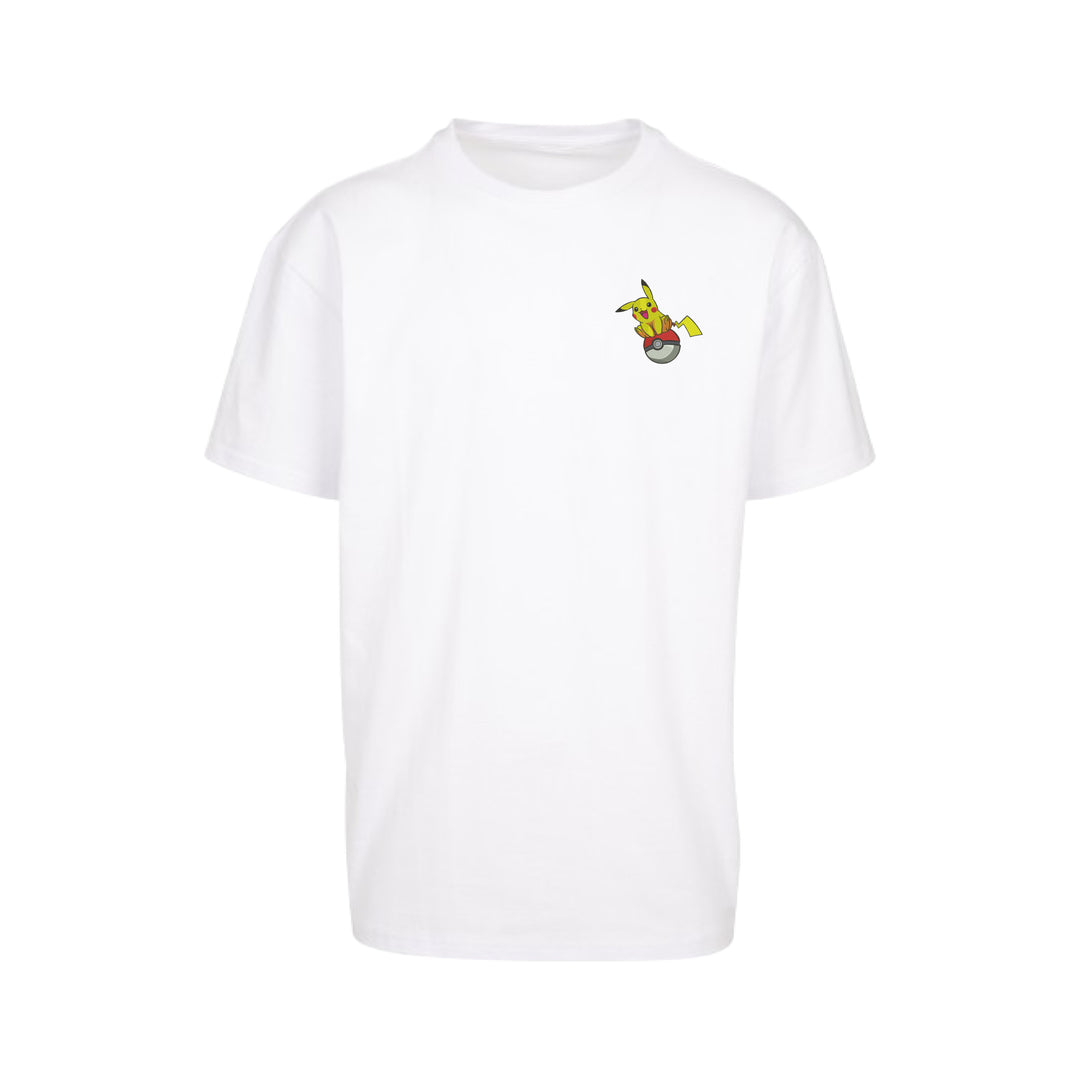 PikaPoke Heart | Pokemon | Oversized Embroidered T-Shirt