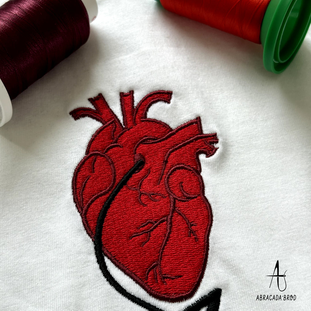 Pochita Heart v2 | Chainsaw Man | Embroidered T-Shirt