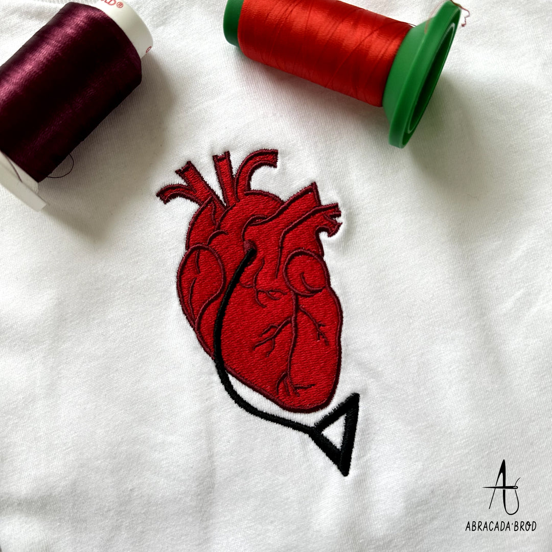 Pochita Heart v2 | Chainsaw Man | Embroidered T-Shirt