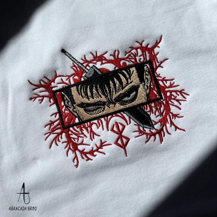 Guts Eyes | Berserk | Sweat à Capuche Brodé