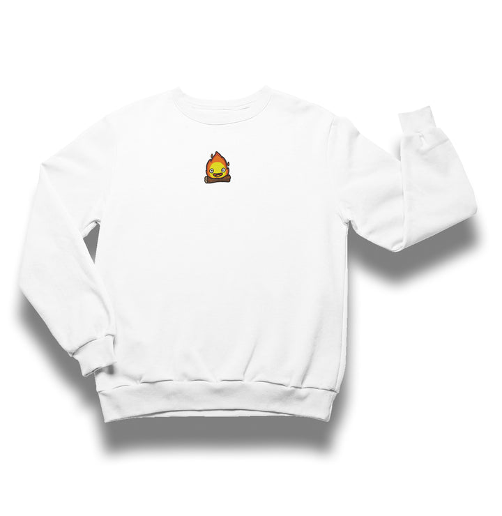 Calcifer | Studio Ghibli | Embroidered Sweatshirt