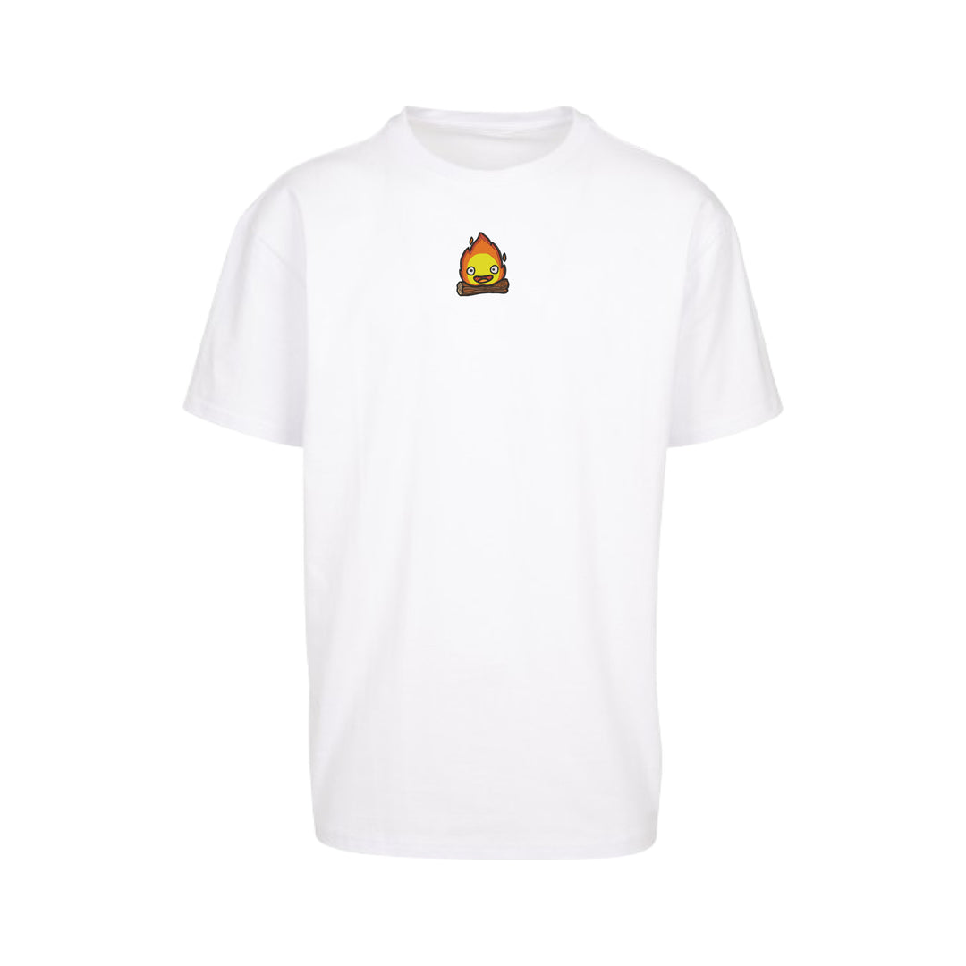 Calcifer | Studio Ghibli | Oversized Embroidered T-Shirt